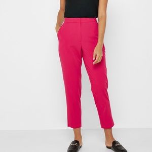 Top-shop suit pants size 2 in colour Fuchsia